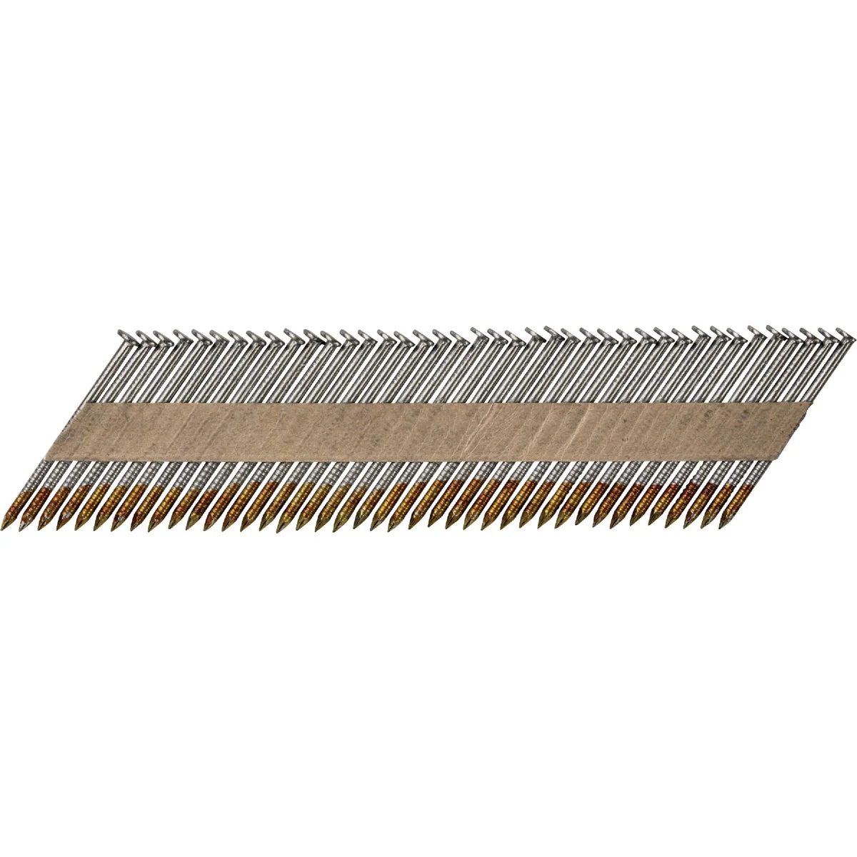 Responsible Pro-Fit 2 In. x .113 In. 30 Degree Paper Tape Ring Shank Clipped Head Galvanized Collated Stick Nails 2000 Ct. Lightweight
