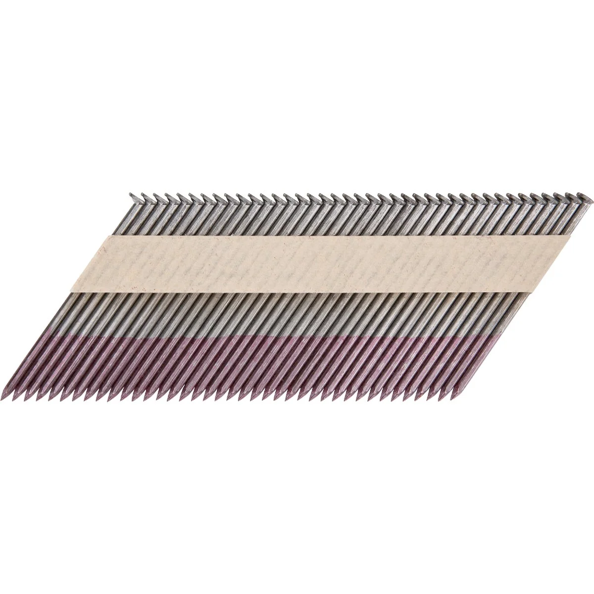 Recyclable Pro-Fit 3-1 2 In. x .131 In. 30 Degree Paper Tape Smooth Shank Clipped Head Brite Collated Stick Nails 2500 Ct. Enhanced