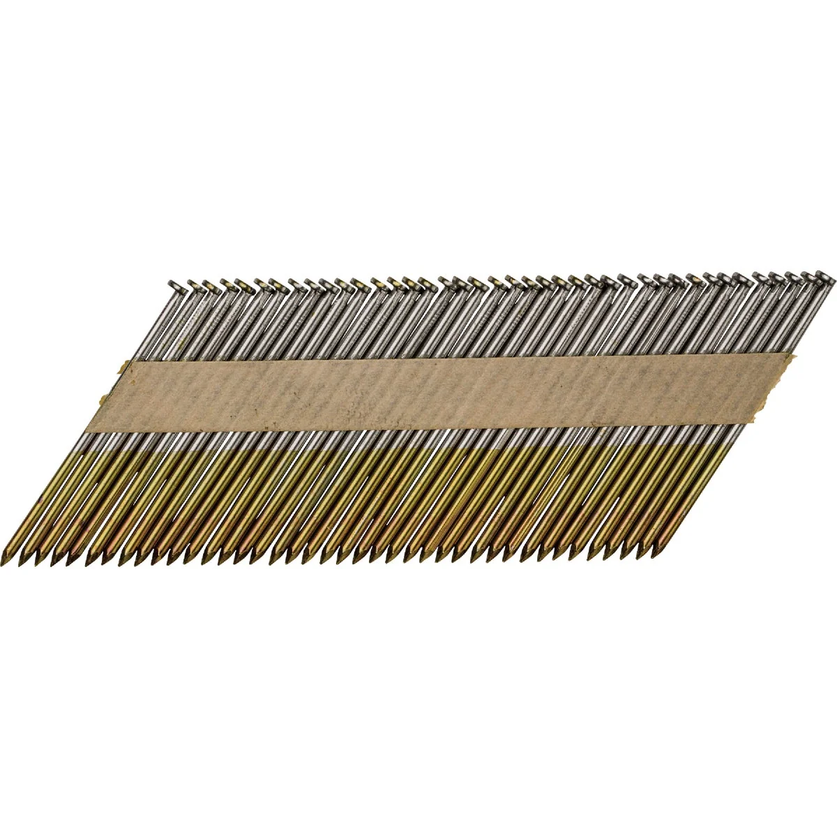 Practical Pro-Fit 3 In. x .120 30 Degree Paper Tape Smooth Shank Clipped Head Brite Collated Stick Nails 2500 Ct. Unique