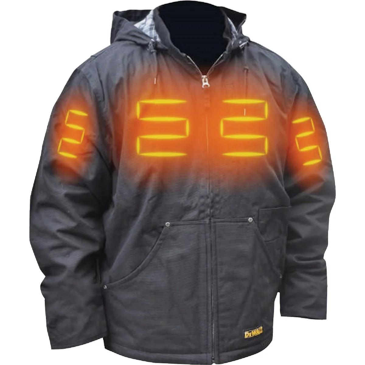 Fast DEWALT Men's Black Heated Coat Kit L High-Grade