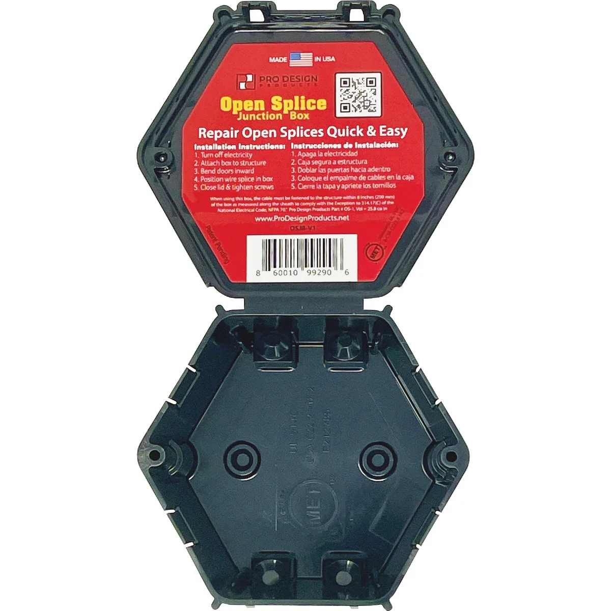 Original Design Pro Design Joist Mount Open Splice Junction Box Classic