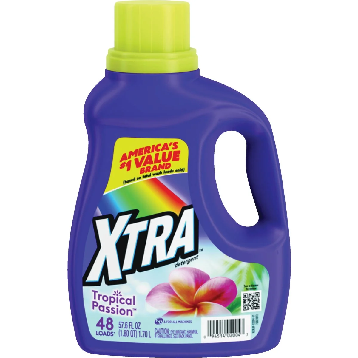 Genuine Xtra 57.6 Oz. Tropical Passion Liquid Laundry Detergent Trusted