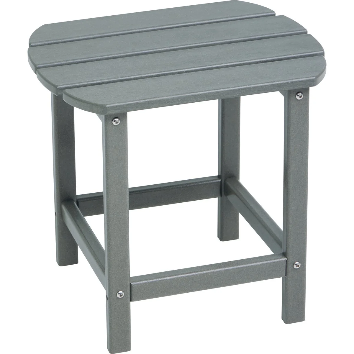 Innovative Outdoor Expressions Gray HDPE Side Table Fast