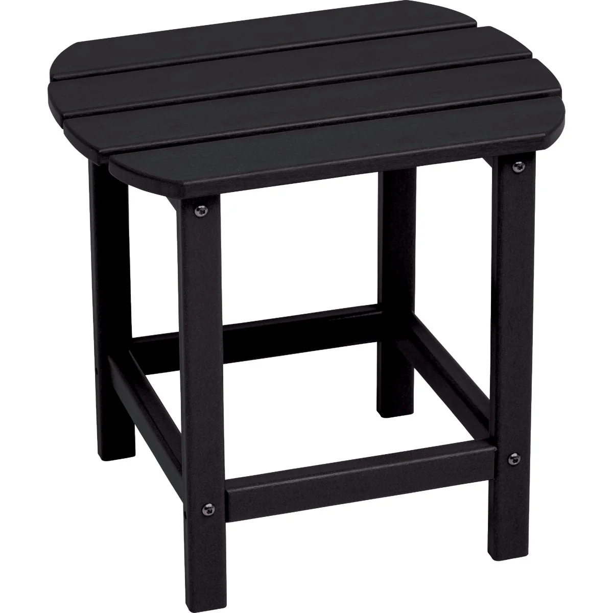 Soft Outdoor Expressions Black HDPE Side Table Eco-Friendly