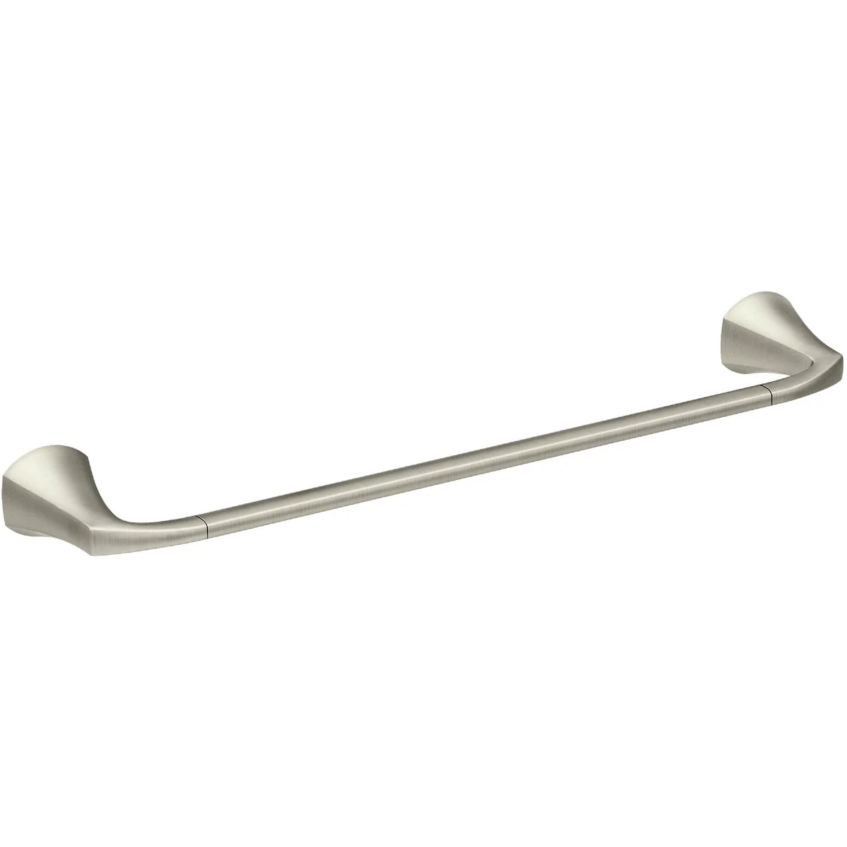 Fast Moen Lindor 18 In. Towel Bar Spot Resist Brushed Nickel Relaxed