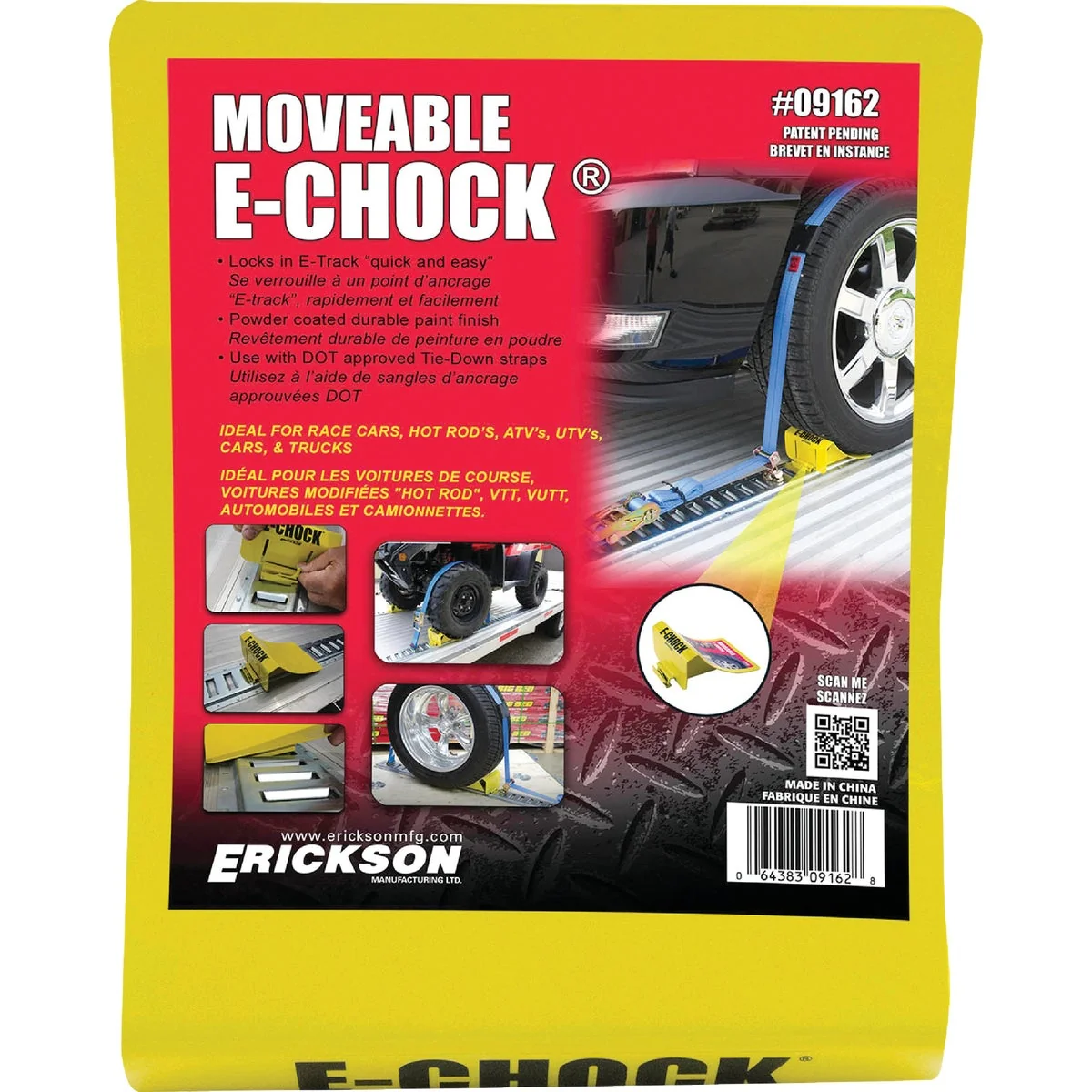 Modern Erickson Moveable Wheel E-Chock Recyclable