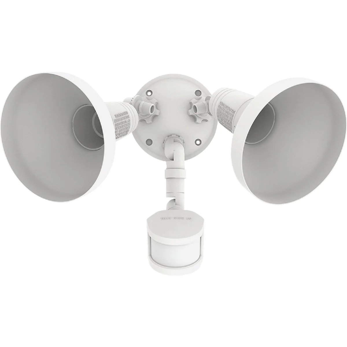 Long-Lasting Halo White Motion Activated Incandescent Security Floodlight Fixture Easy-to-Use