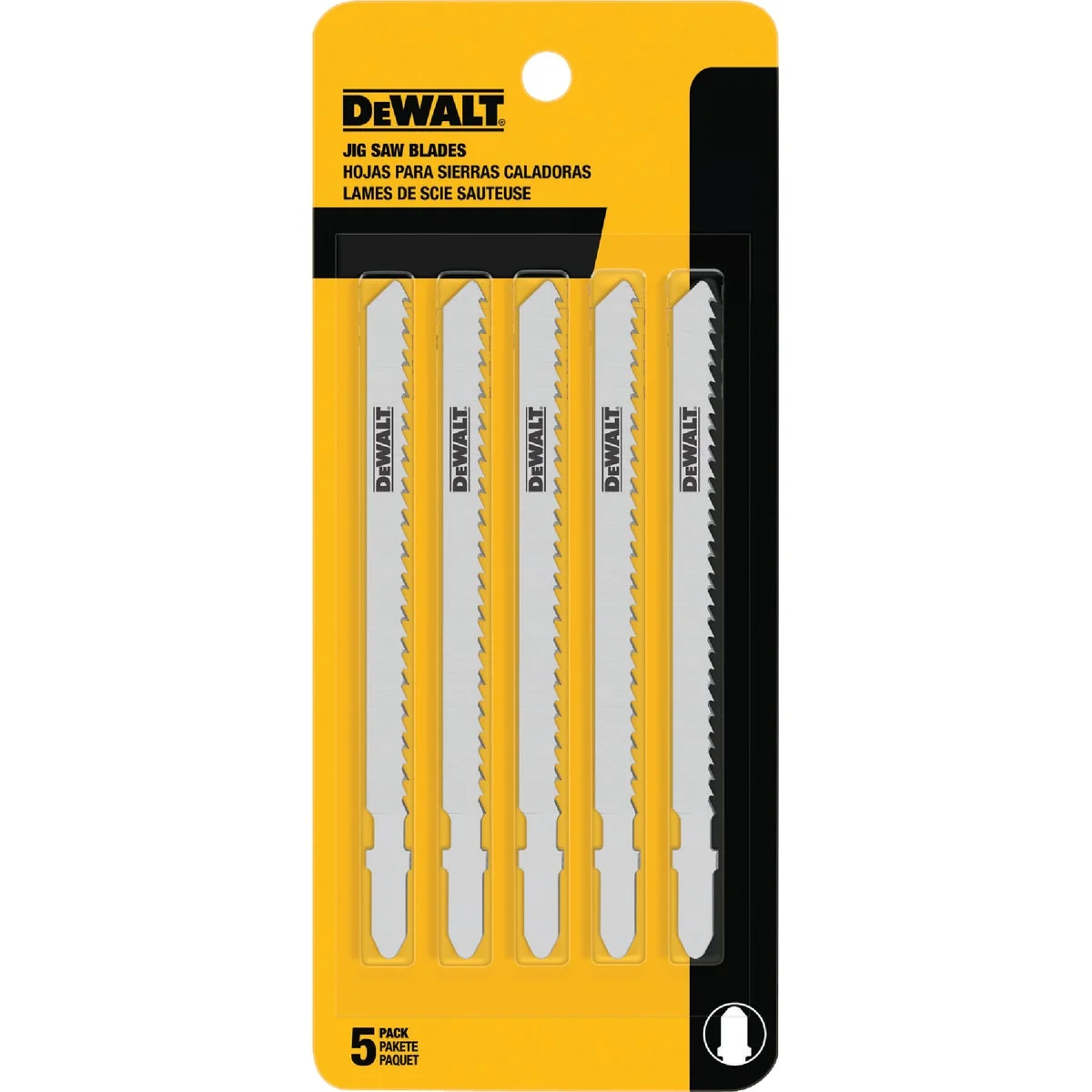Elegant DeWalt 4 In. 6TPI T-Shank Cobalt Jig Saw Blade 5 Count Reliable