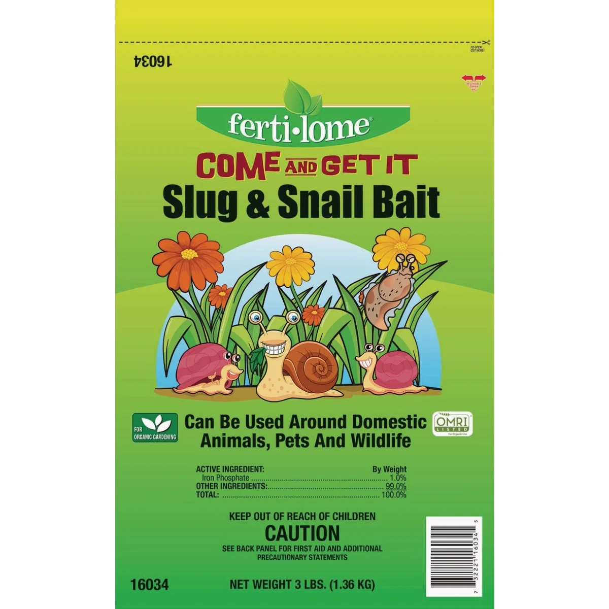 Reusable Ferti-lome Come And Get It 3 Lb. Slug Snail Bait Trusted