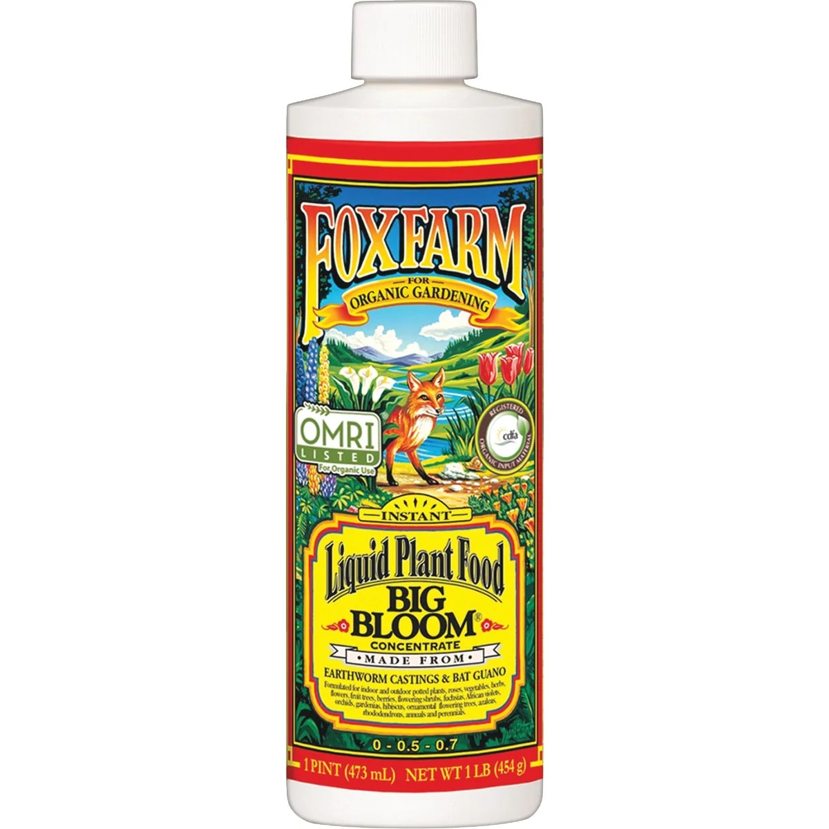 Traditional FoxFarm Big Bloom 1 Pt. 0-0.5-0.7 Liquid Plant Food Flexible