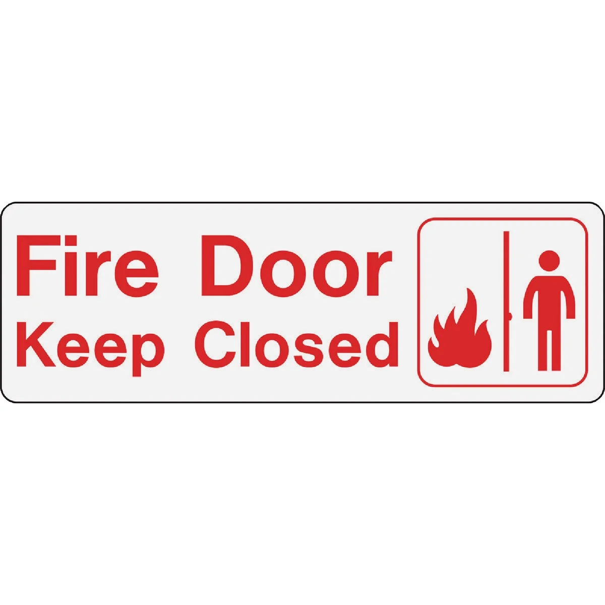 Stylish Hy-Ko Fire Door - Keep Closed Sign Modern