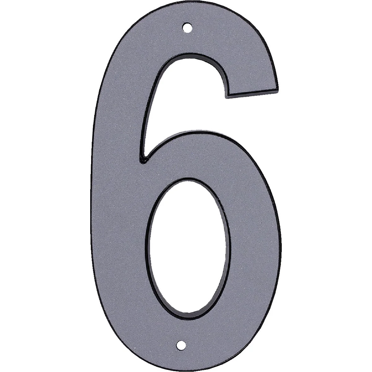 Smooth Hy-Ko 4 In. Reflective Plastic Number 6 Relaxed