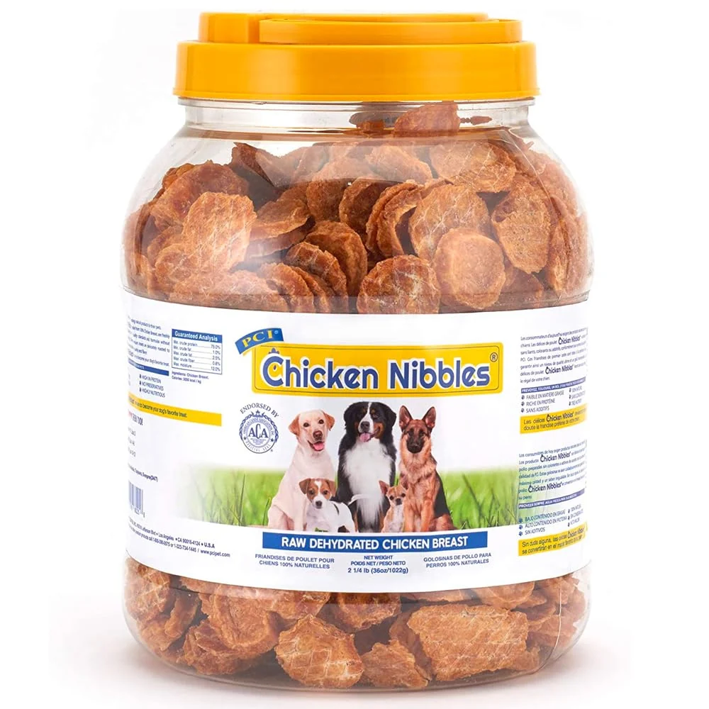 Reliable PCI Chicken Nibble Dog Treats – 2.25 lb Dehydrated Chicken Breast Trusted