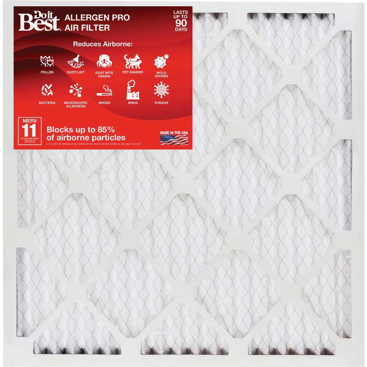 User-Friendly Do it 14 In. x 30 In. x 1 In. MERV 11 Furnace Filter Stylish