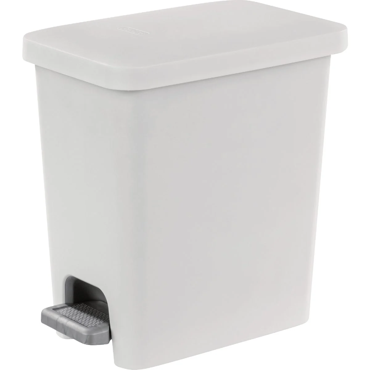 Premium Material Sterilite 2.7 Gal. 10.2 L White Rectangular Step-on Wastebasket Luxury