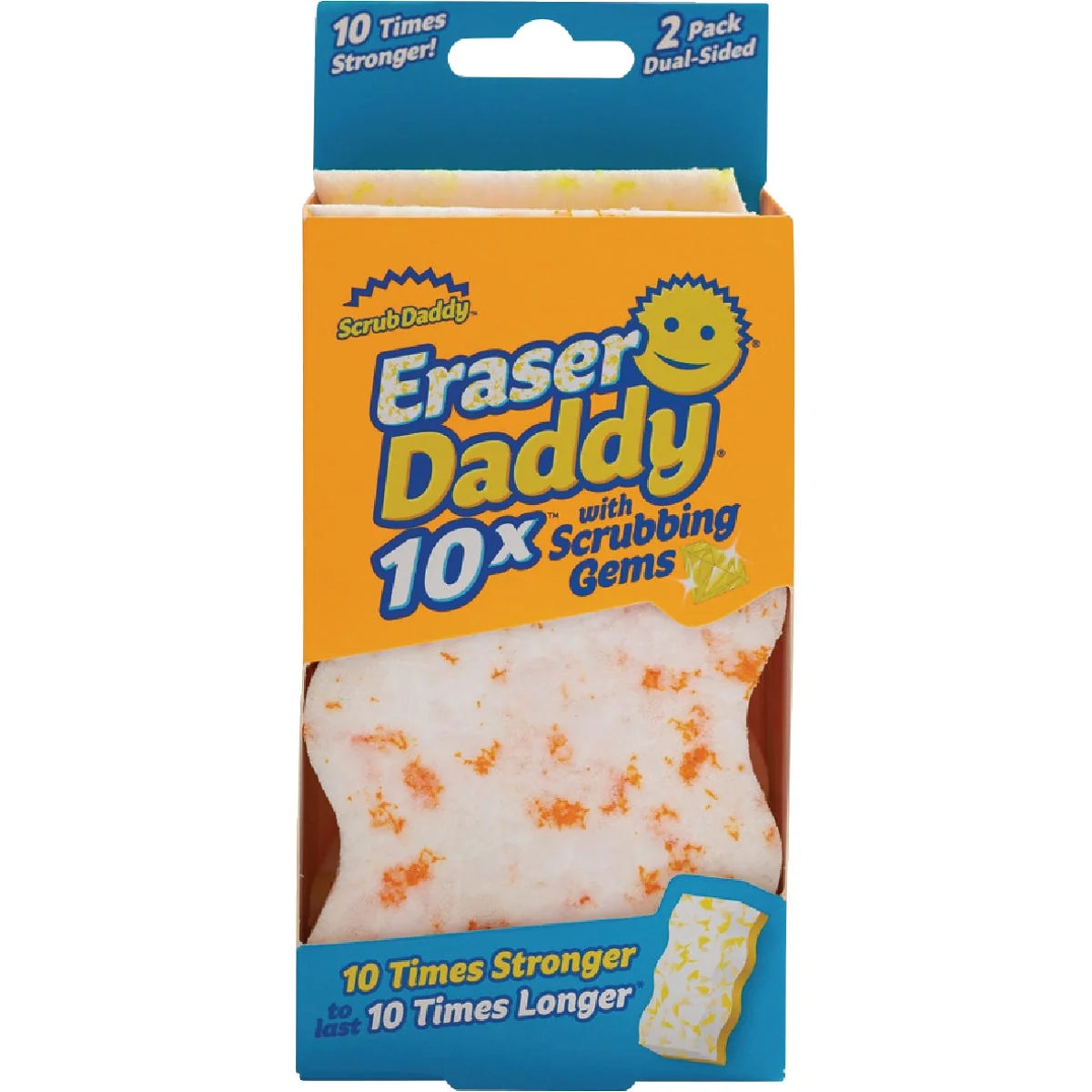 Fashionable Scrub Daddy Eraser Daddy 10X Scrubber 2-Pack Luxury