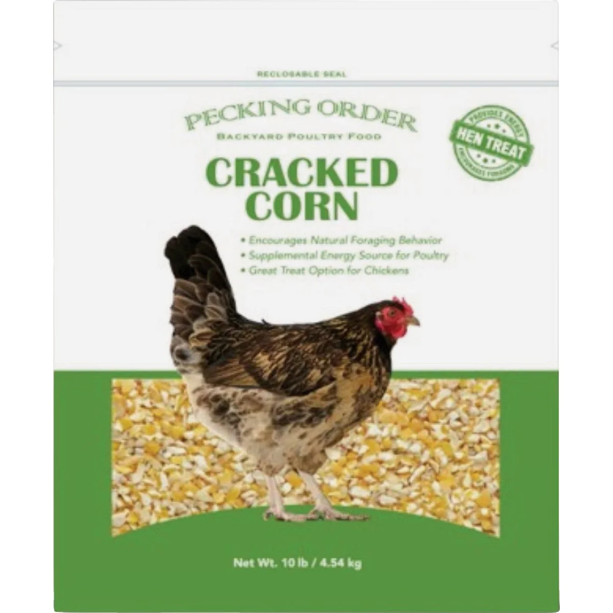 Recyclable Pecking Order 10 Lb. Cracked Corn Trendy