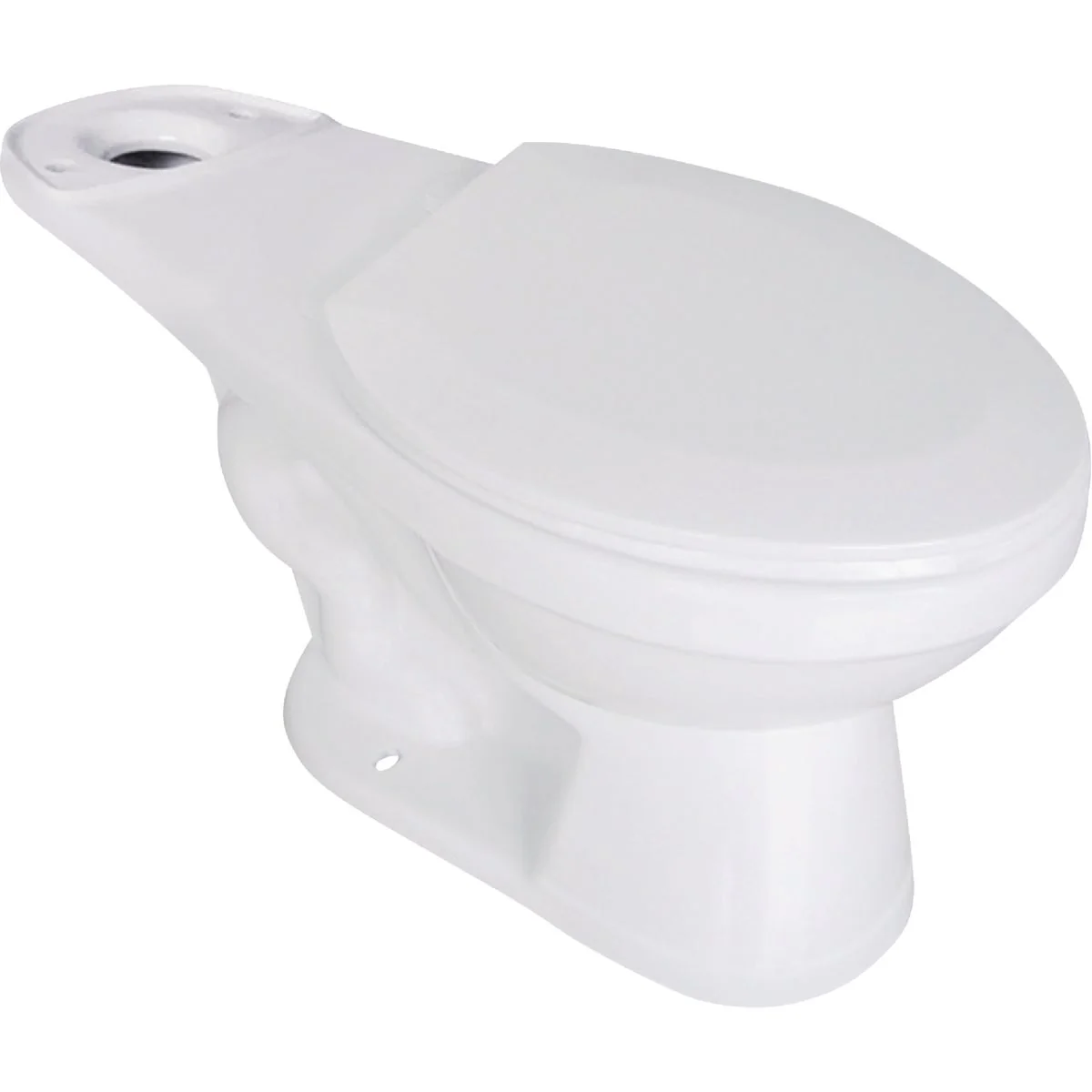 Smooth CMI Saranac White Elongated 16-1 2 In. Tall Grab-N-Go Toilet Bowl Powerful