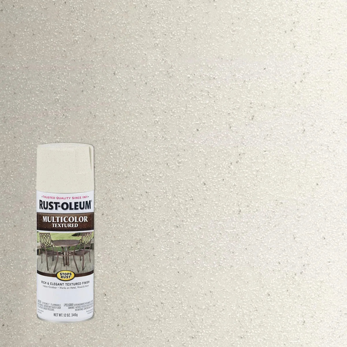 Practical Rust-Oleum Stops Rust 12 Oz. MultiColor Textured Spray Paint Caribbean Sand Elegant