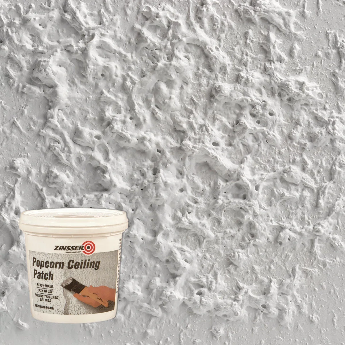 High-Grade Zinsser 1 Qt. Ready-Mixed Popcorn Ceiling Patch Quality