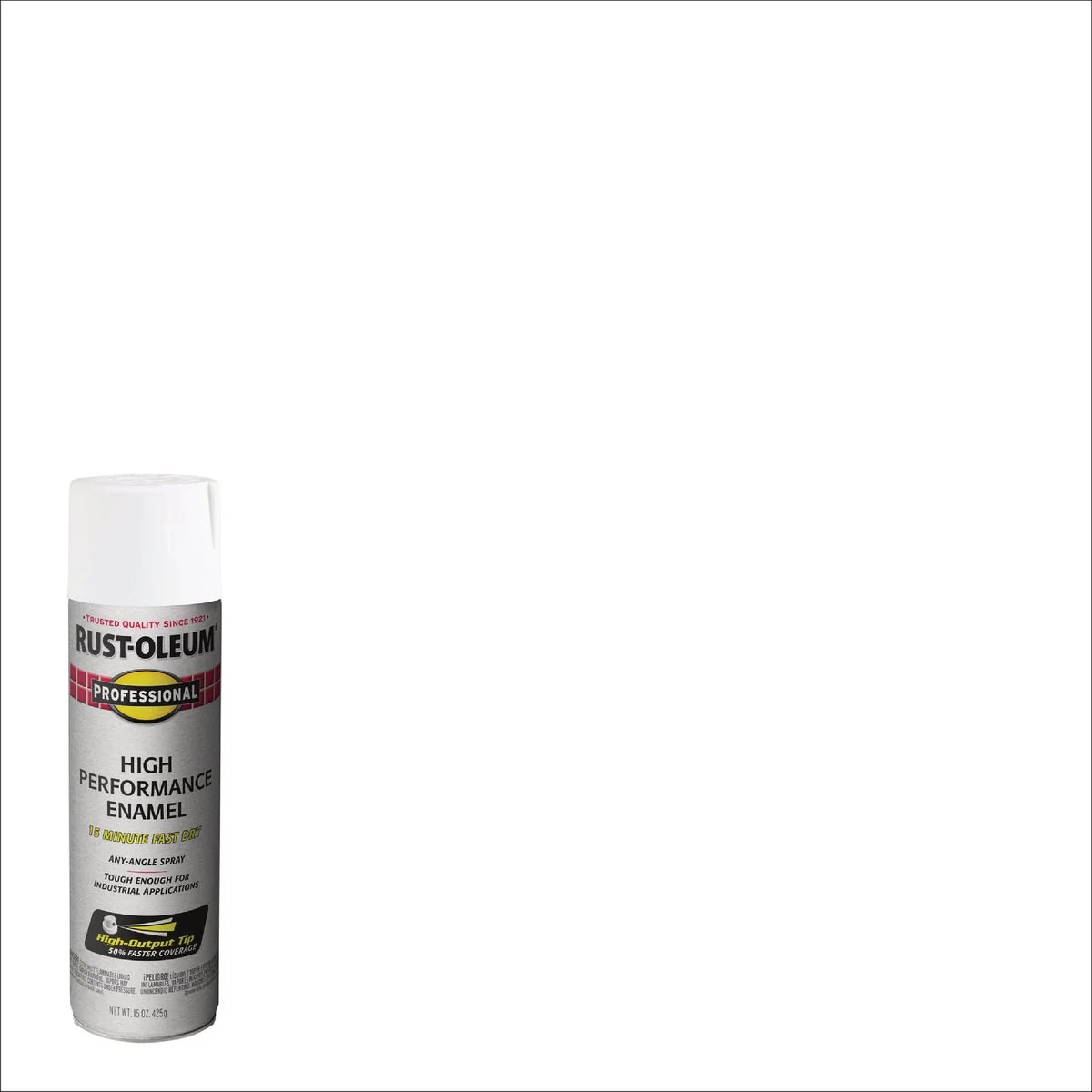 Natural Rust-Oleum Professional Fast Dry 15 Oz. Semi-Gloss High Performance Enamel Spray Paint White Premium Material