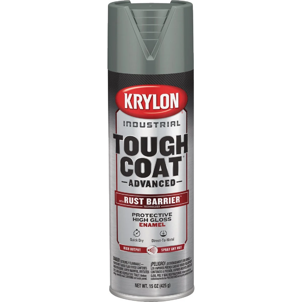 Organic Krylon Industrial Tough Coat 15 Oz. Gloss Meter Gray Spray Paint Innovative