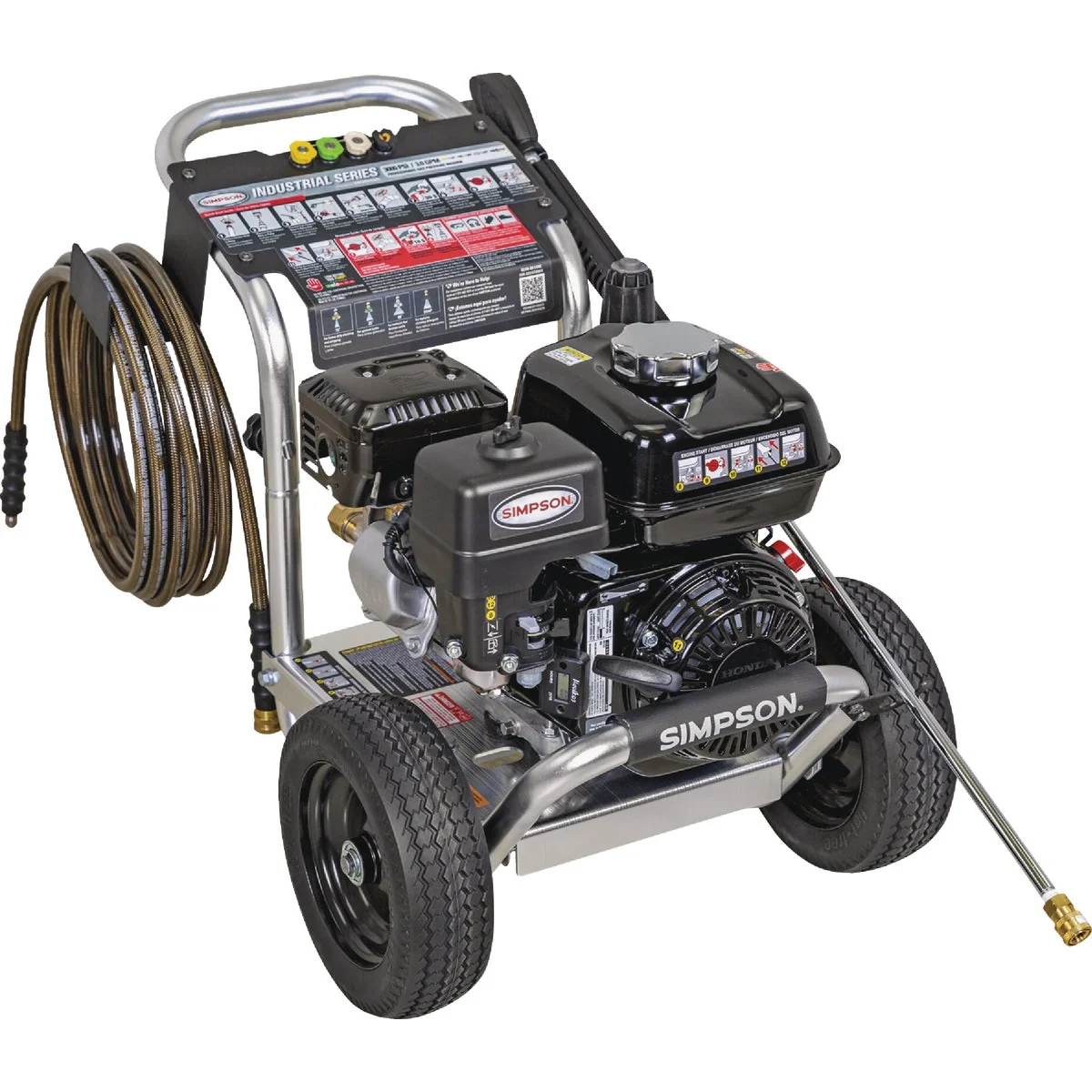 Fine Simpson Pressure Washers 3000 psi at 3.0 GPM HONDA GX200 with AAA Triplex Pump Cold Water Gas Professional Pressure Washer Elegant