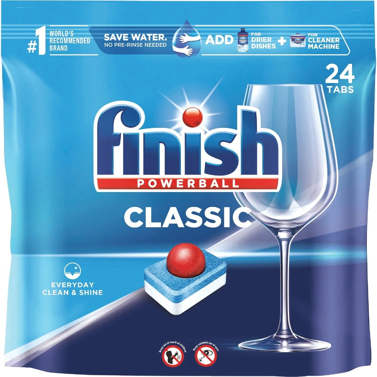 Relaxed Finish Powerball Classic Dishwasher Detergent 24-Count Natural