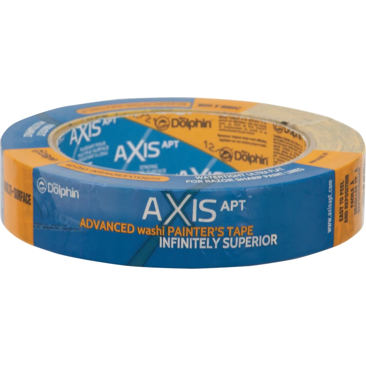 Unique Blue Dolphin Axis APT .94 In. x 54.6 Yd. Washi Painter's Tape Exclusive