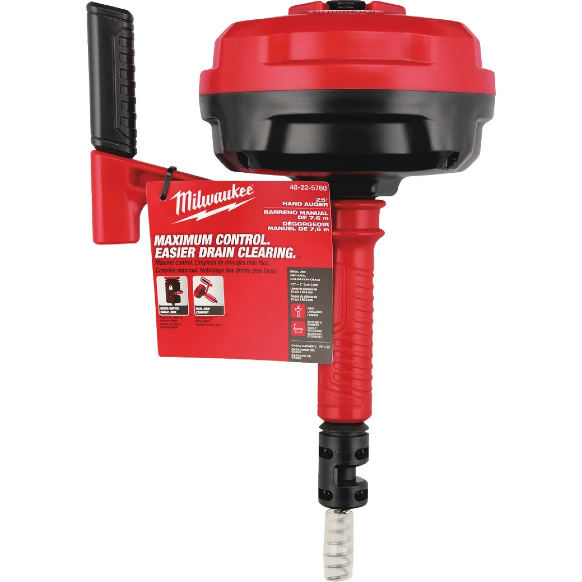 User-Friendly Milwaukee 25 Ft. Hand Auger Classic