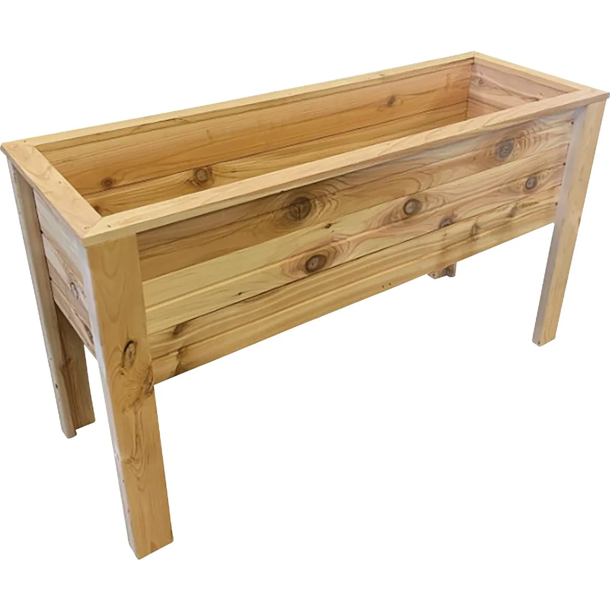 Dependable Wood Products 38 In. Cedar d Deck Box User-Friendly