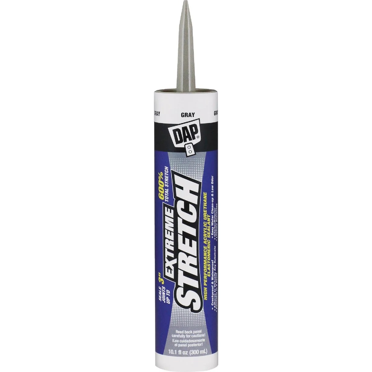 Classic Dap Extreme Stretch 10.1 Oz. Gray Acrylic Urethane Premium Elastomeric Sealant Elite