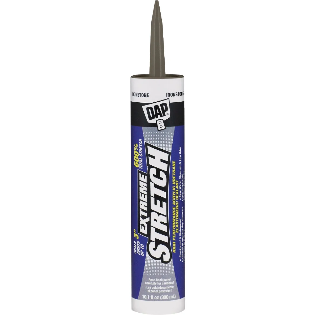 Detailed Dap Extreme Stretch 10.1 Oz. Iron Stone Acrylic Urethane Premium Elastomeric Sealant Crafted