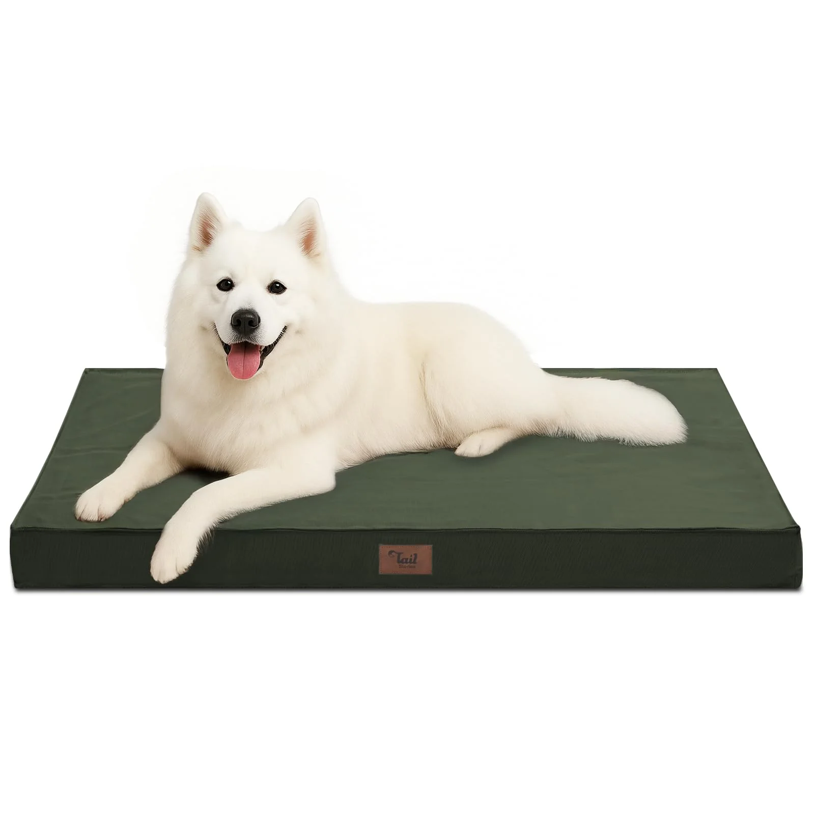 Minimalist Tail Stories Outdoor Large Washable Dog Bed Orthopedic Egg-Crate Foam for Large Dogs Original Design