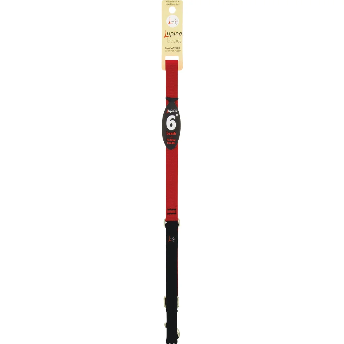 First-Class Lupine 3 4 In. x 6 Ft. Red Dog Leash Durable