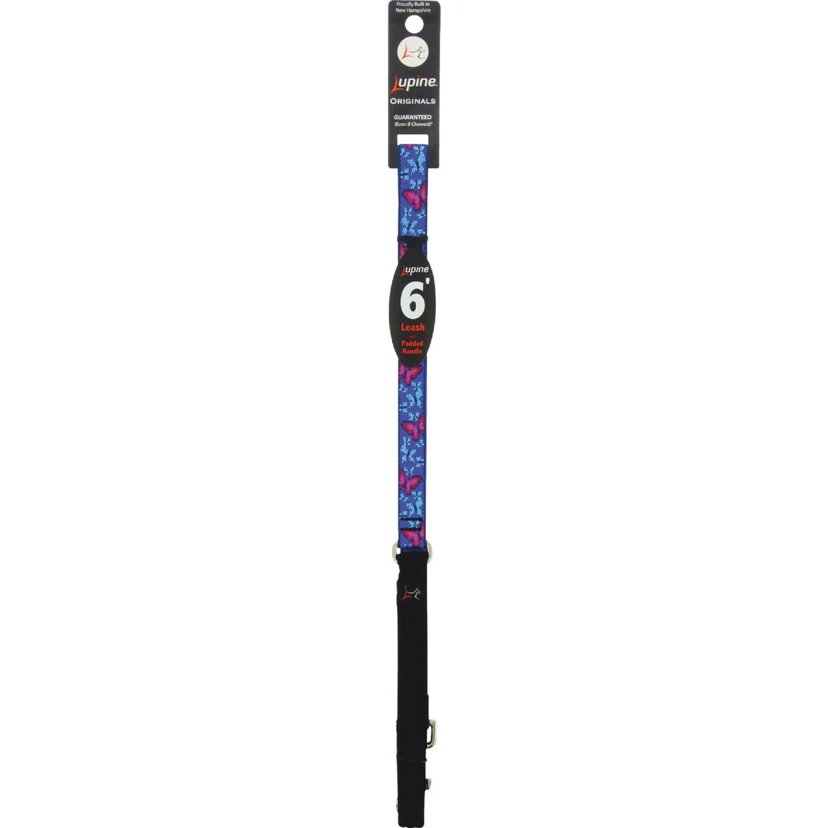 Premium Material Lupine 3 4 In. x 6 Ft. Social Butterfly Dog Leash Fine