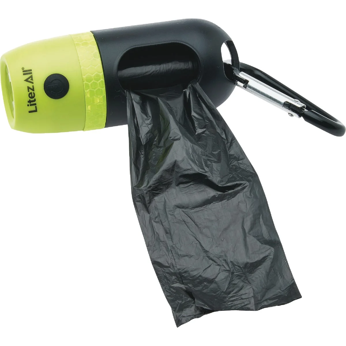 Responsible LitezAll 200 Lm. Rechargeable Dog Waste Bag Dispenser LED Flashlight Healthy