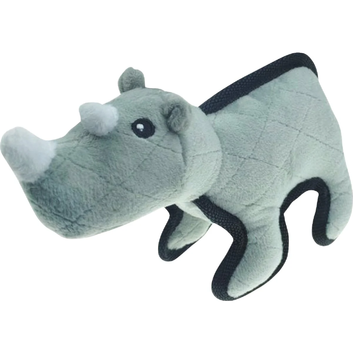 Reusable Boss Pet Pet Park Blvd Tuffimals Small Rhino Dog Toy Soft