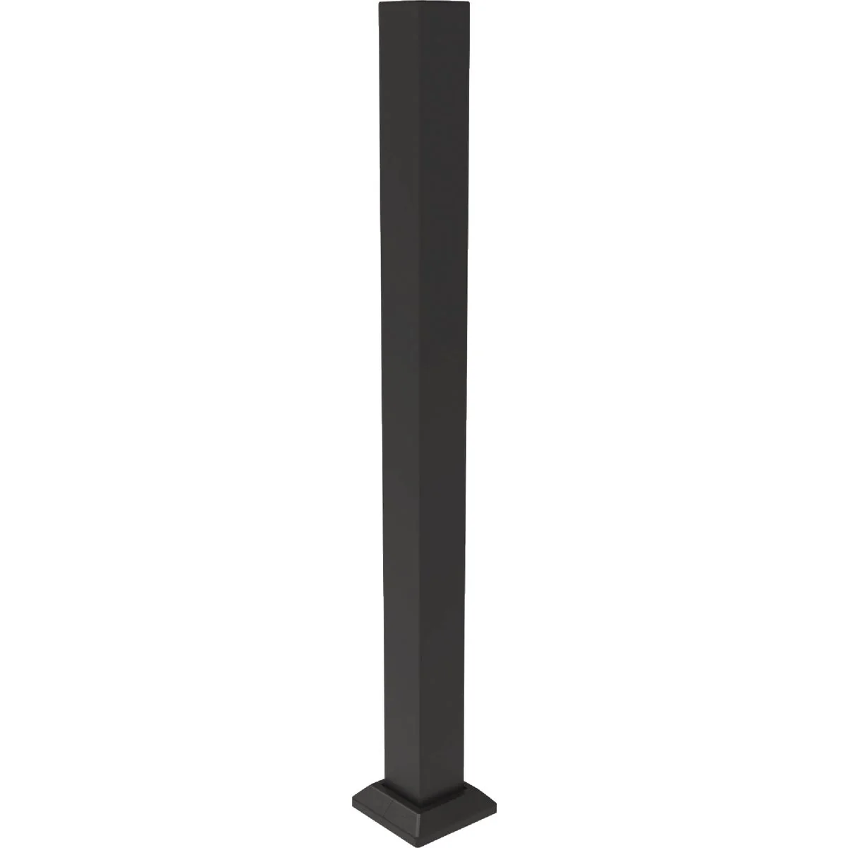 Elegant Fortress Building Products Fe26 3 In. W x 39.5 In. H Black Sand Deck Post Base Cover Effective