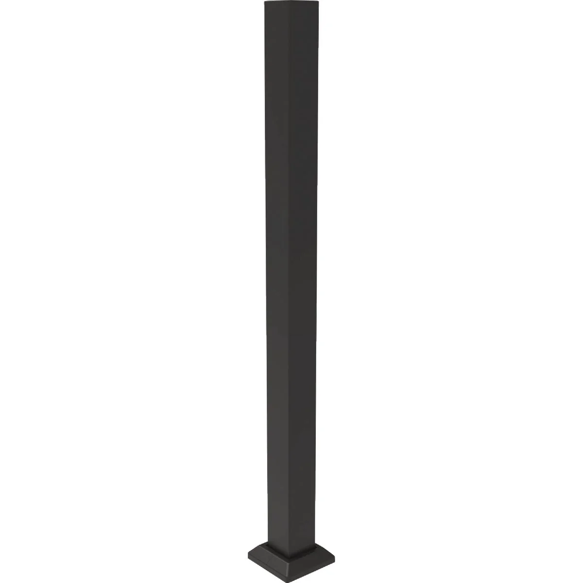 Refined Fortress Building Products Fe26 3 In. W x 45.5 In. H Black Sand Deck Post Base Cover Carefully Designed