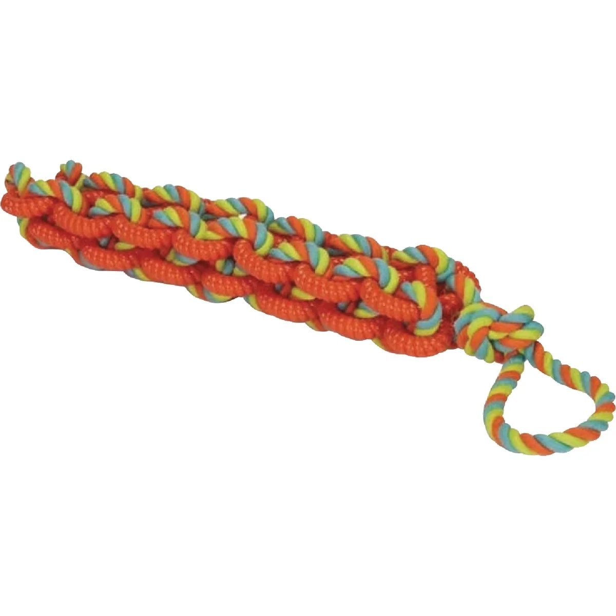 Practical Boss Pet Chomper Braided TPR Rope Tug Dog Toy Eco-Friendly