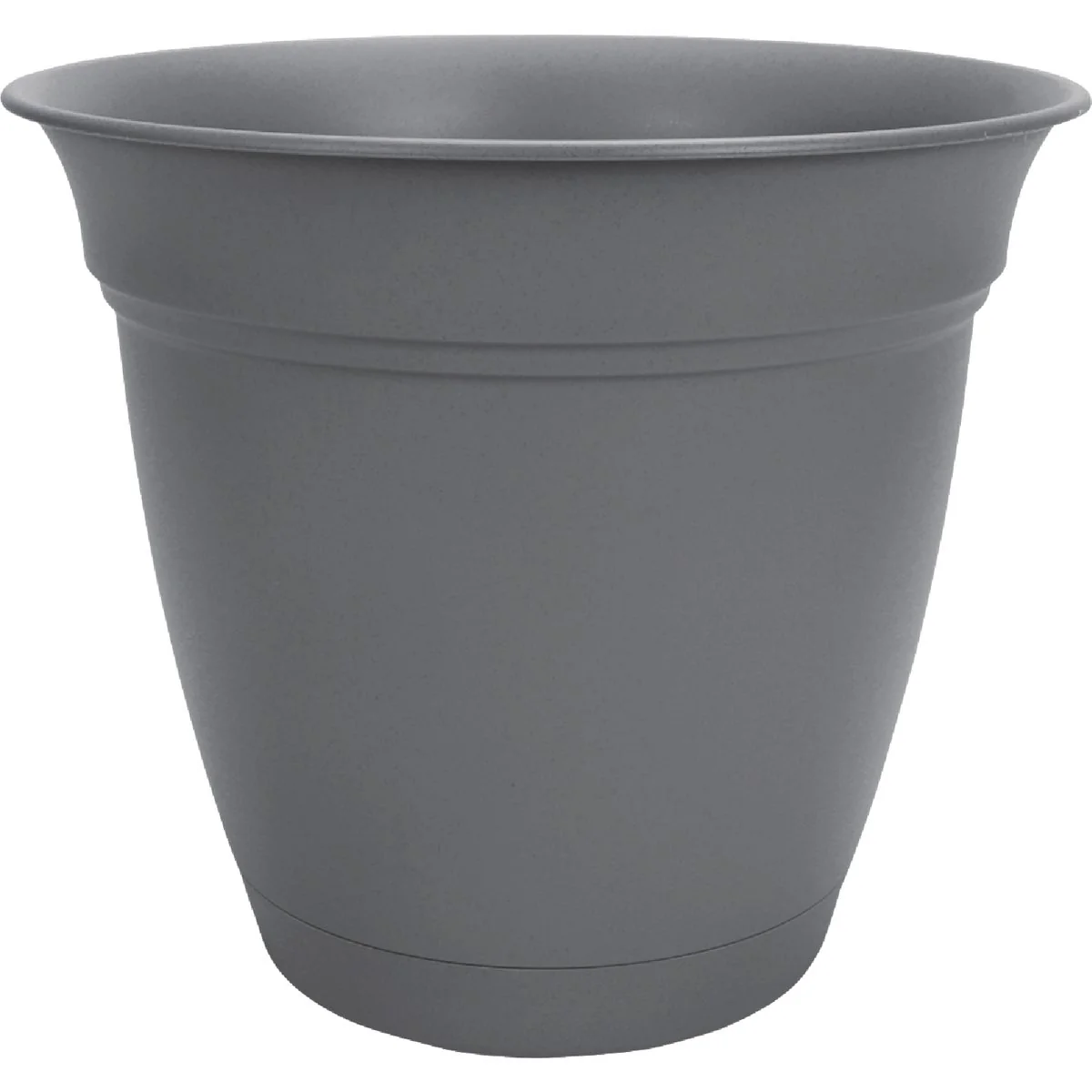 Convenient HC Companies Eclipse 20 In. Warm Gray Planter with Saucer Trusted