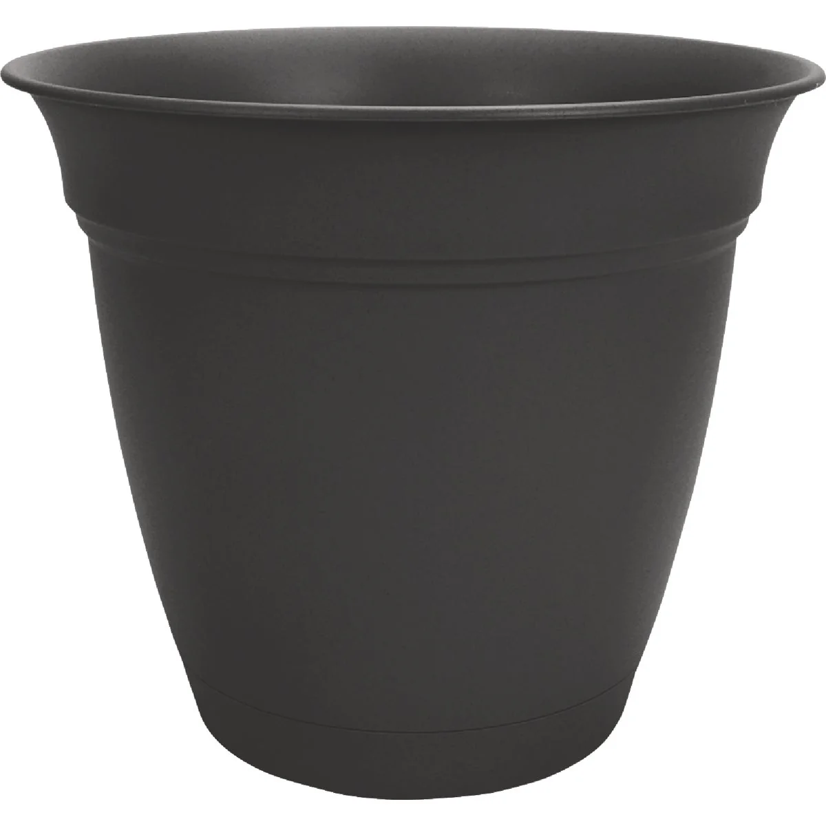 Pure HC Companies Eclipse 20 In. Black Planter with Saucer Lightweight