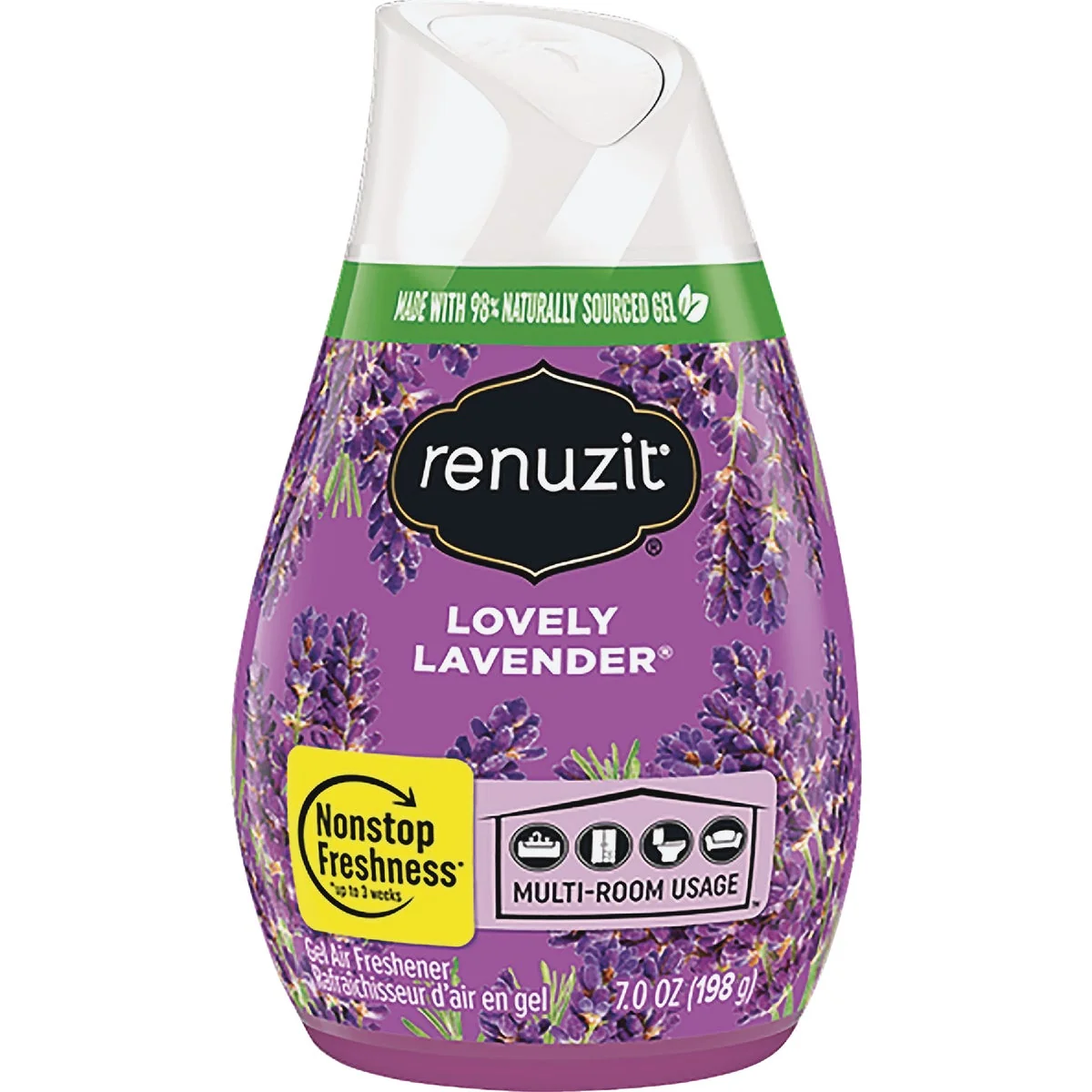 Fine Crafted Renuzit 7 Oz. Lovely Lavender Solid Air Freshener Luxury