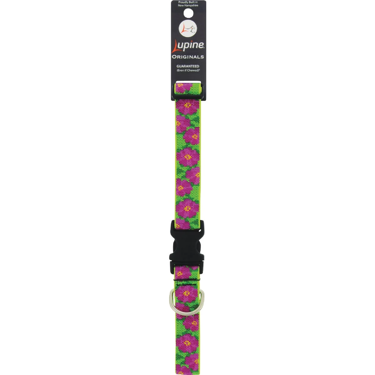 Refined Lupine 1 In. Petunias 16 In. to 28 In. Adjustable Collar Modern