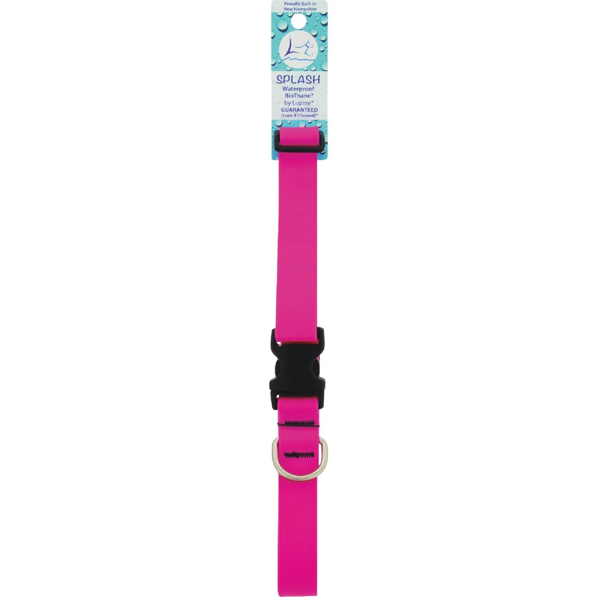 Refined Lupine 1 In. Neon Pink 16 to 28 In. Adjustable Collar Unique