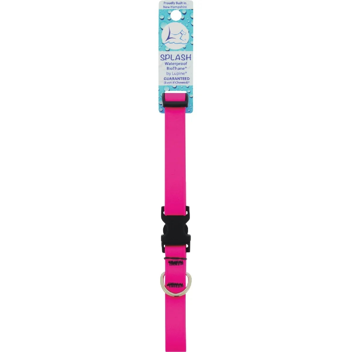 Original Lupine 3 4 In. Neon Pink 13 to 22 In. Adjustable Collar Easy-to-Use
