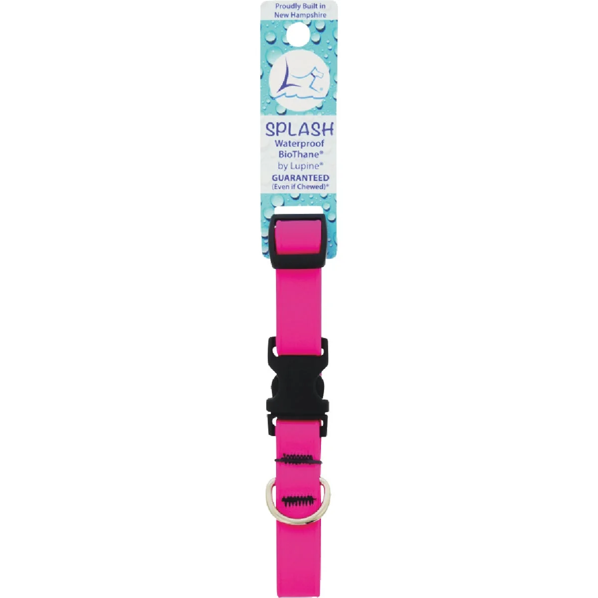 Professional Lupine 3 4 In. Neon Pink 9 to 14 In. Adjustable Collar Original Design
