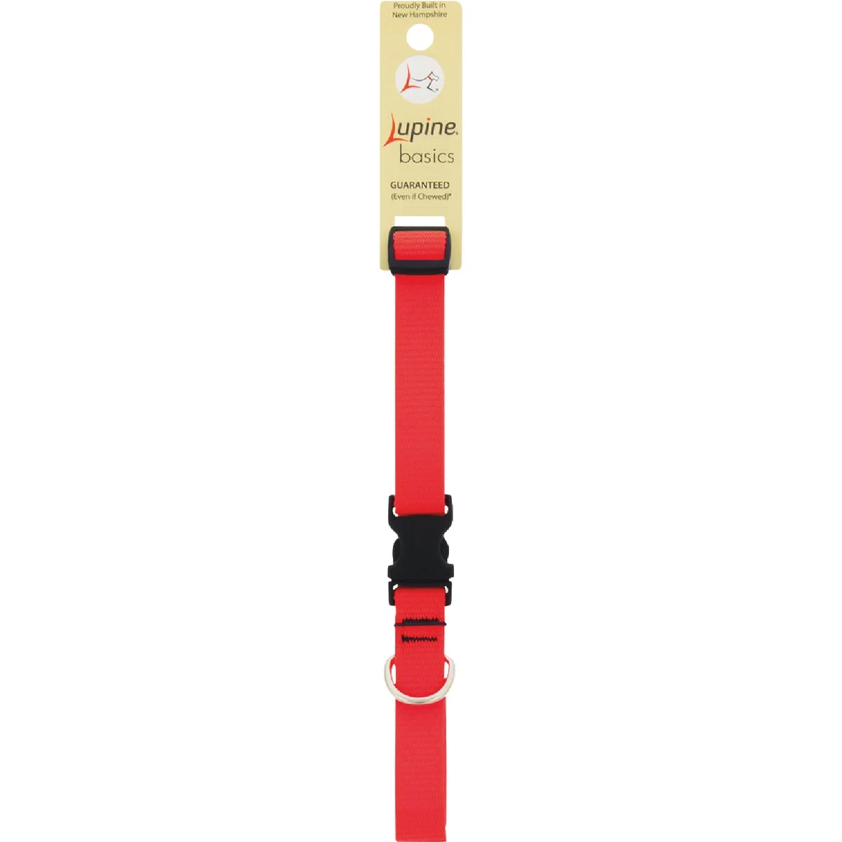 Innovative Lupine 3 4 In. Blaze Orange 13 to 22 In.Adjustable Collar High-Performance