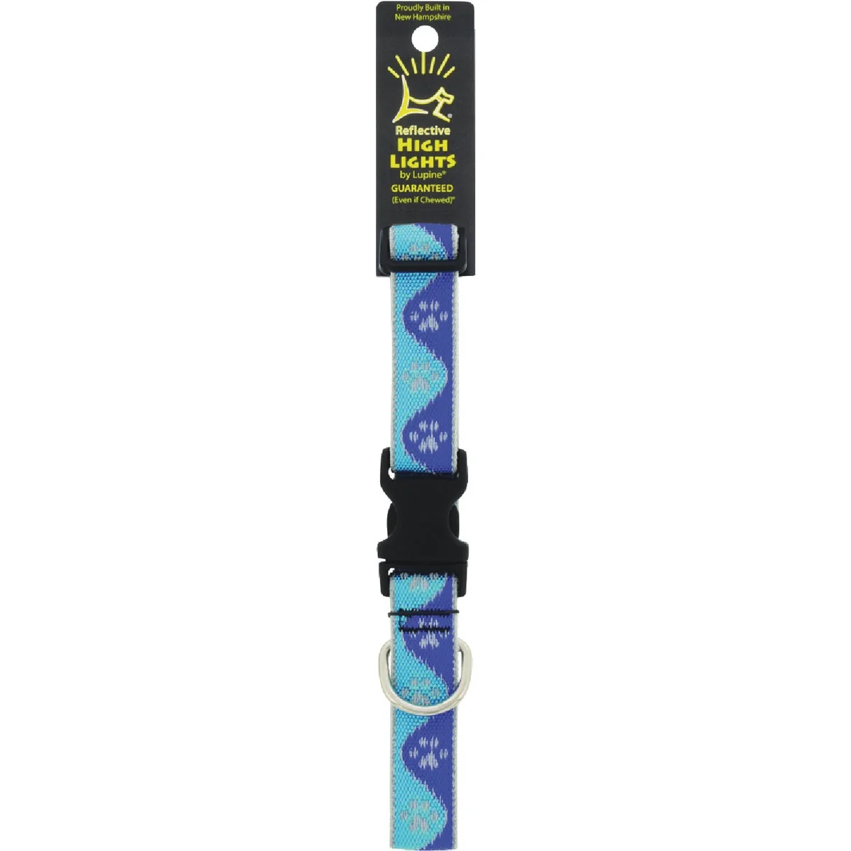 Long-Lasting Lupine HL 1 In. Blue Paws 12 to 20 In. Adjustable Collar Relaxed
